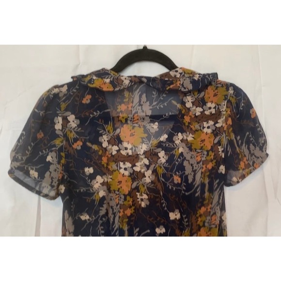 Ruffled Floral Dress- Size Medium - Picture 7 of 8